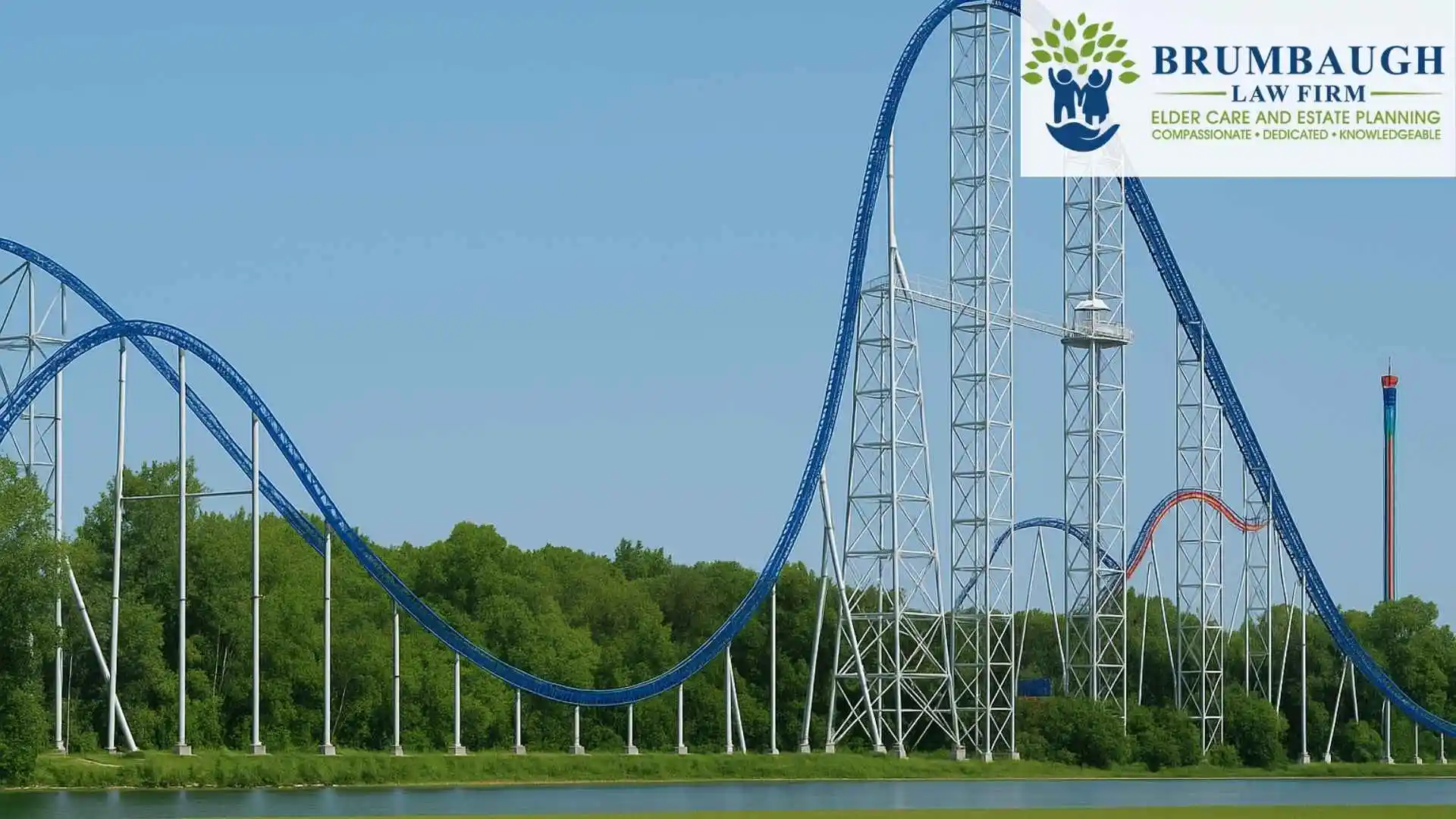 Millennium Force at Cedar Point amusement park, sandusky, ohio, where families needing asset protection may hang out.