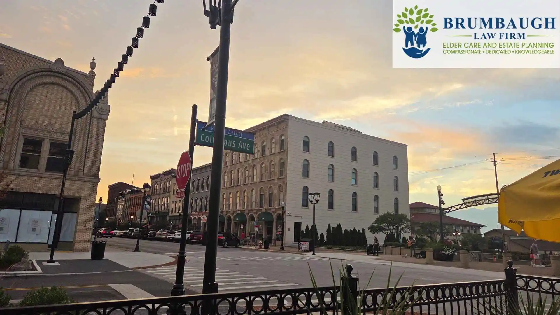 Photo of Colombus Ave in Sandusky, Ohio, the city where care navigation services are required